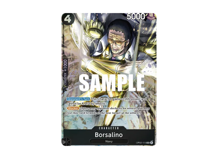 Borsalino SR-P [OP02-114] [EN] (Premium Booster "ONE PIECE CARD THE BEST")
