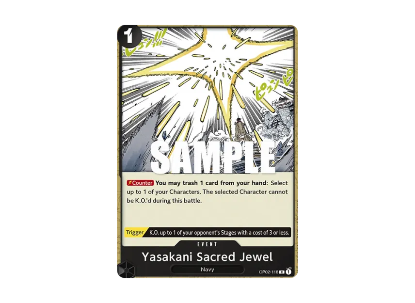 Yasakani Sacred Jewel C [OP02-118] [EN] (Booster Pack "Paramount War")