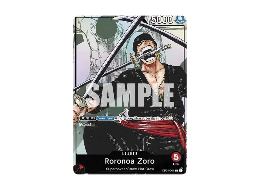 Roronoa Zoro L [OP01-001] [EN] (Premium Card Collection "25th Edition")