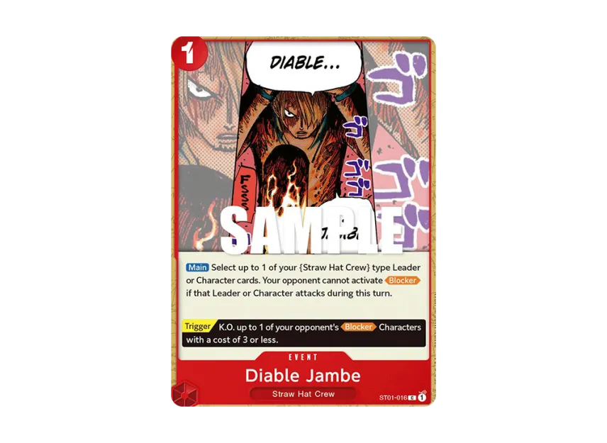Diable Jambe C [ST01-016] [EN] (Start Deck "Straw Hat Crew")