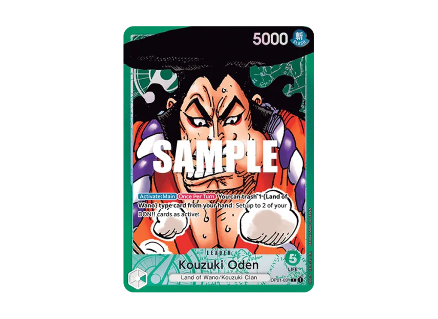 Kouzuki Oden L-P [OP01-031] [EN] (Booster Pack "ROMANCE DAWN")