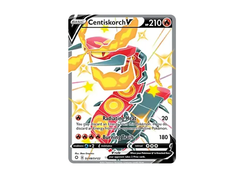 Centiskorch V SUR [SV108/SV122] (Sword & Shield "Shining Fates")