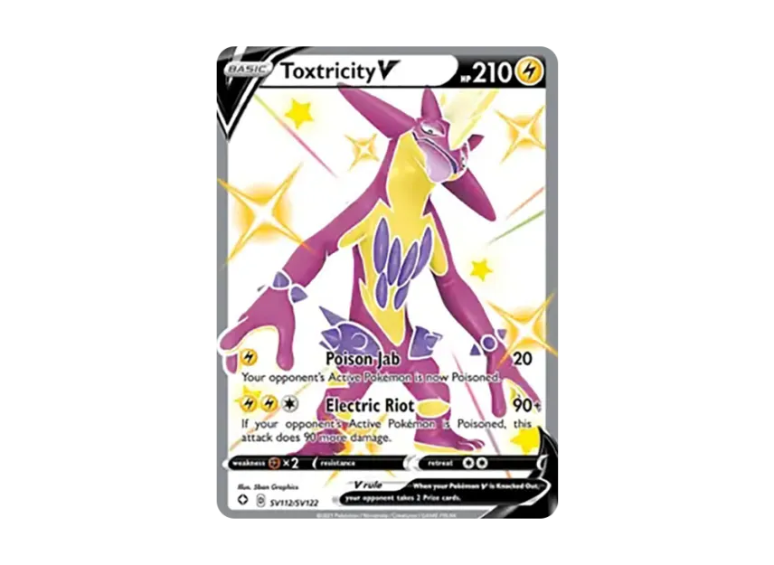 Toxtricity V SUR [SV112/SV122] (Sword & Shield "Shining Fates")