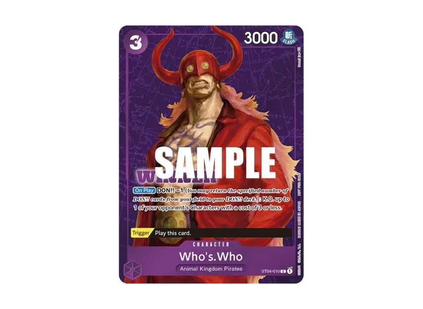 Who's.Who C [ST04-010] [EN] (Start Deck "Animal Kingdom Pirates")