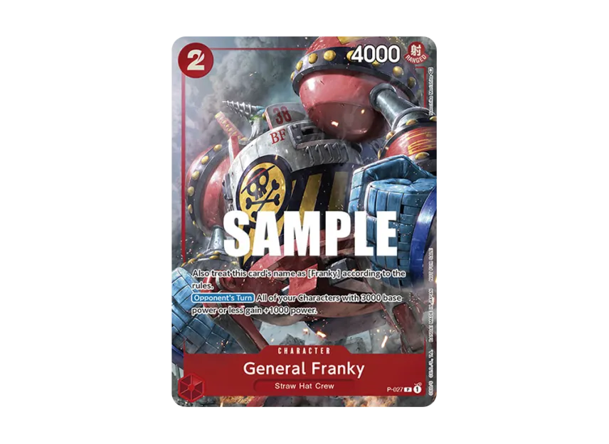 General Franky P [P-027] [EN] (Promotional Card "Event Pack Vol.2")