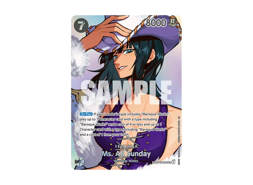 Ms. All Sunday SR-SPC [OP14-084] [EN] (Booster Pack "THE TIME OF BATTLE")