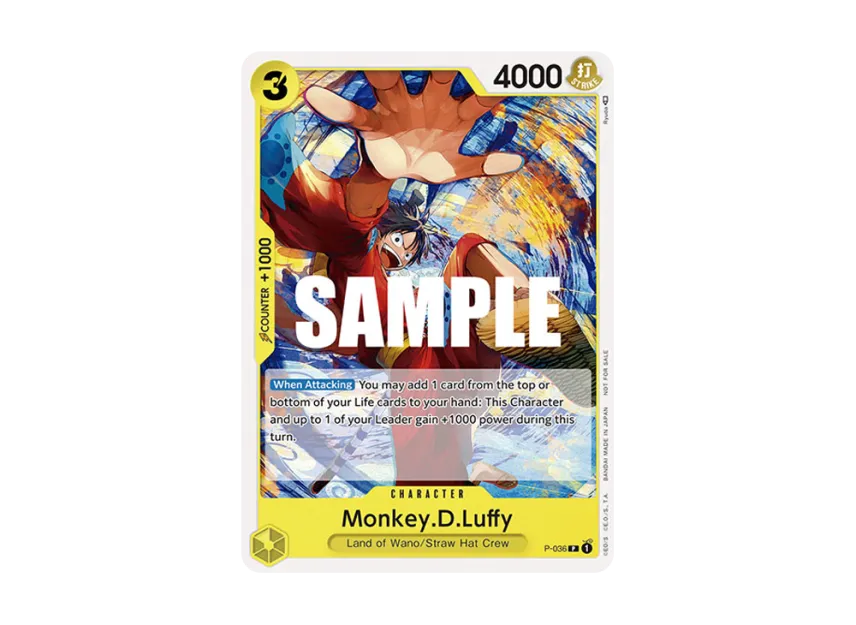Monkey.D.Luffy P [P-036] [EN] (Promotional Card "Pre-Release Kingdoms Of Intrigue")
