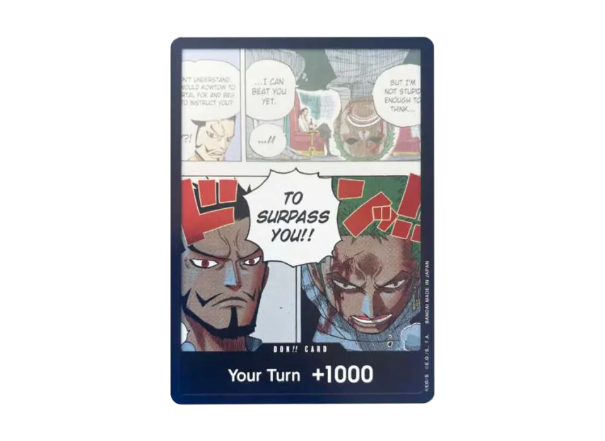DON!! Card : Mihawk & Zoro [EN](Promotional Card "Wings of the Captain Double Pack Set Vol.3 (OP-06)") [EN]