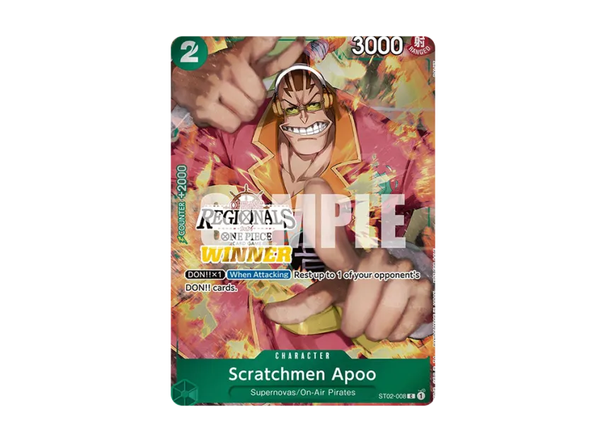 Scratchmen Apoo C [ST02-008] [EN] (Start Deck "Worst Generation")