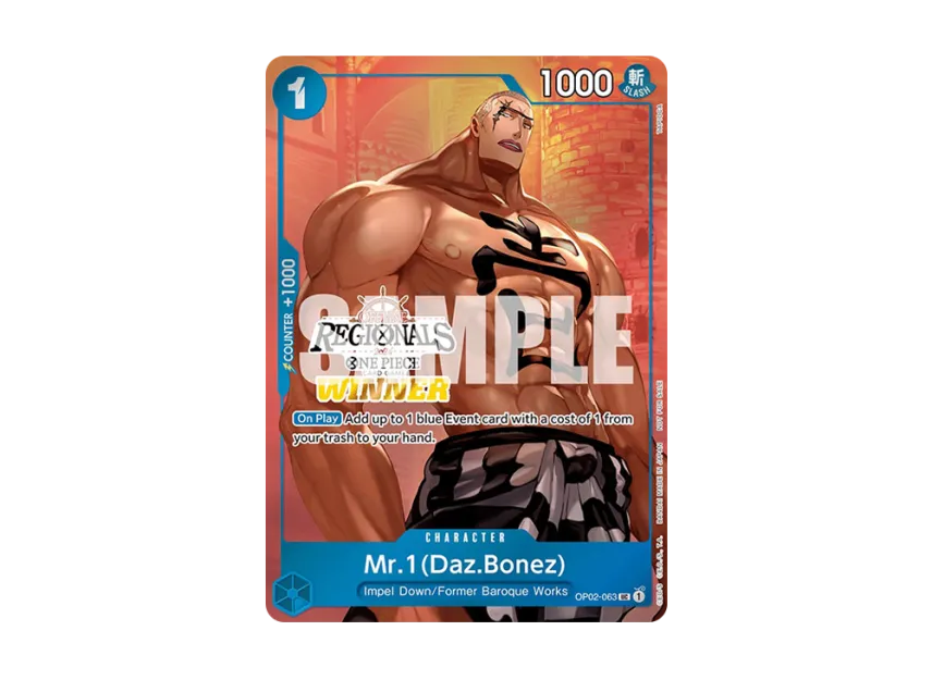 Mr.1(Daz.Bonez) UC [OP02-063] [EN] (Booster Pack "Paramount War")