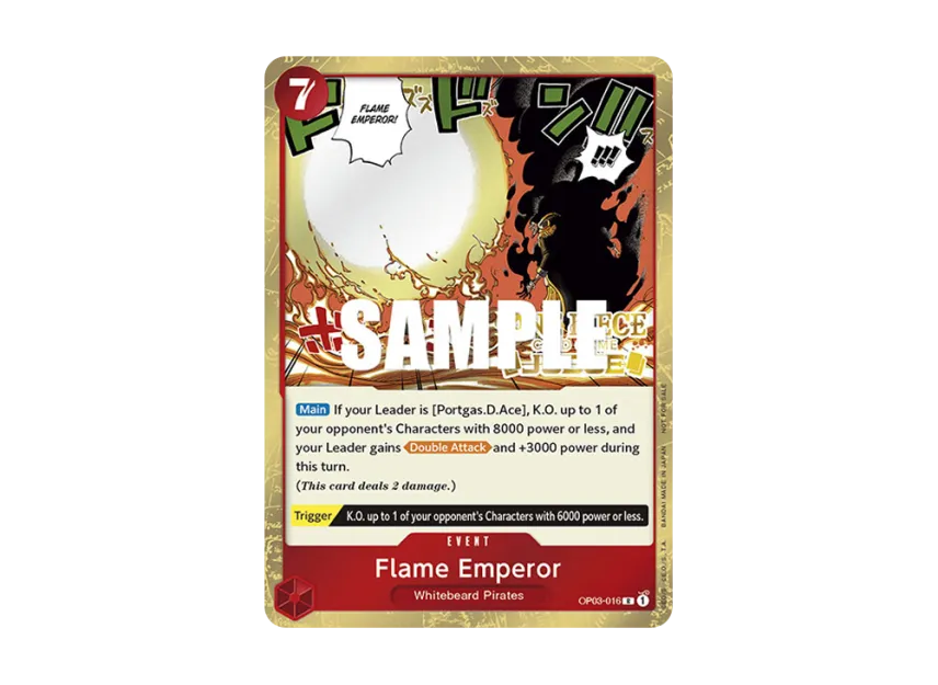 Flame Emperor R [OP03-016] [EN] (Booster Pack "Pillars Of Strength")