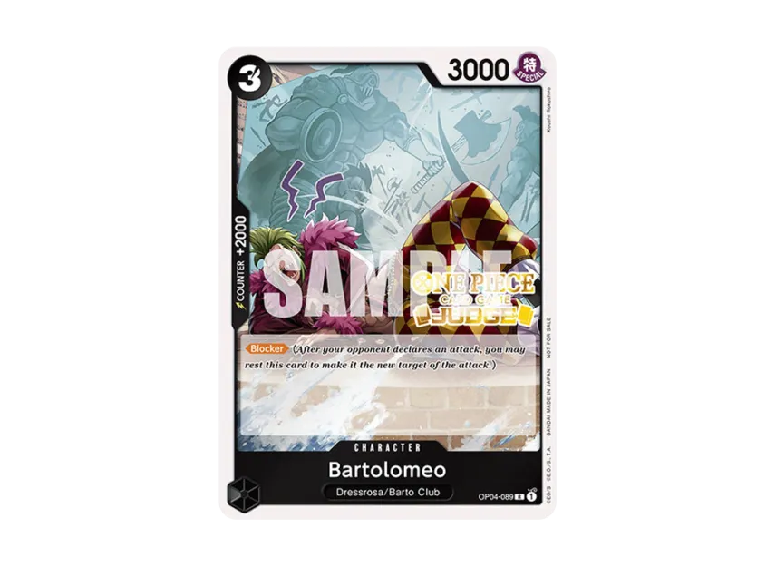 Bartolomeo R [OP04-089] [EN] (Premium Booster "ONE PIECE CARD THE BEST")