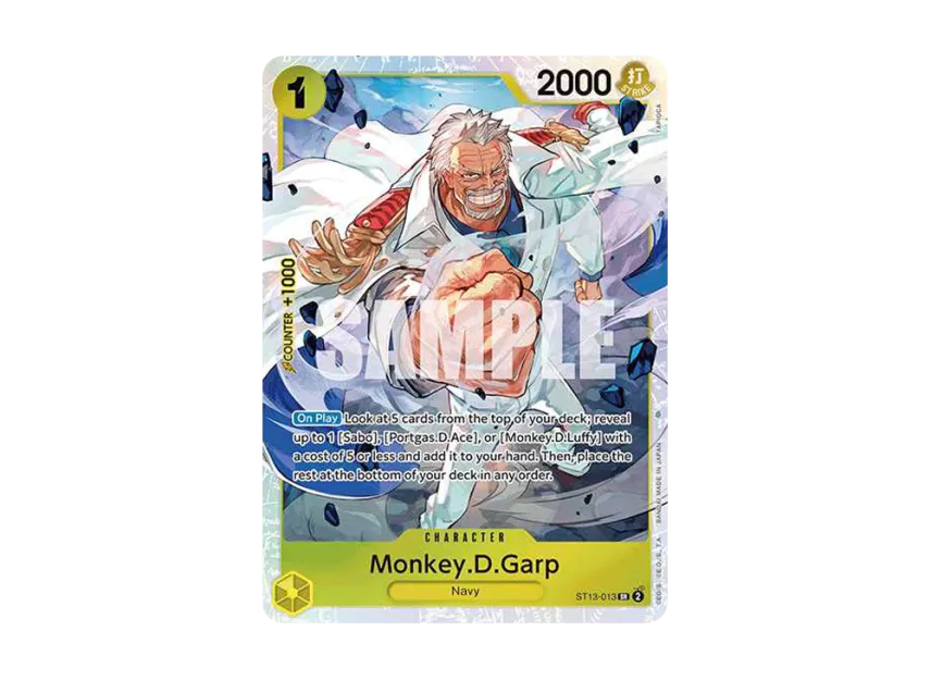 Monkey.D.Garp SR [ST13-013] [EN] (Ultra DecK "The Three Brothers")