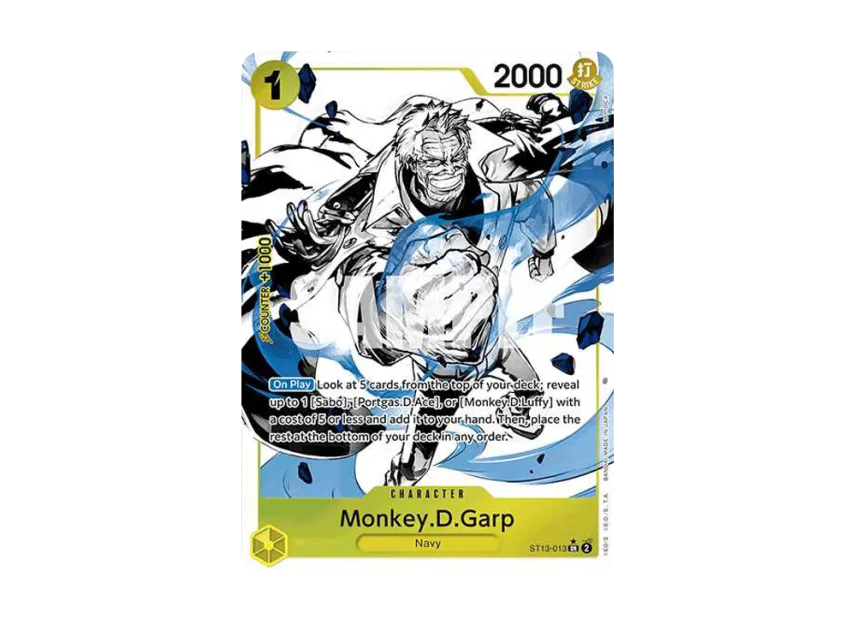 Monkey.D.Garp SR-P [ST13-013] [EN] (Ultra DecK "The Three Brothers")