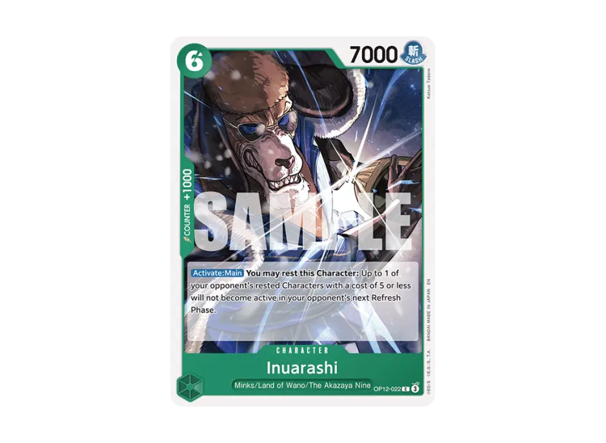 Inuarashi C [OP12-022] [EN] (Booster Pack "LEGACY OF THE MASTER")