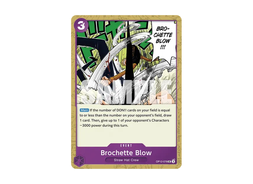 Brochette Blow UC [OP12-078] [EN] (Booster Pack "LEGACY OF THE MASTER")