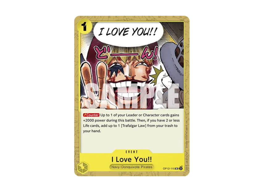 I Love You!! UC [OP12-115] [EN] (Booster Pack "LEGACY OF THE MASTER")