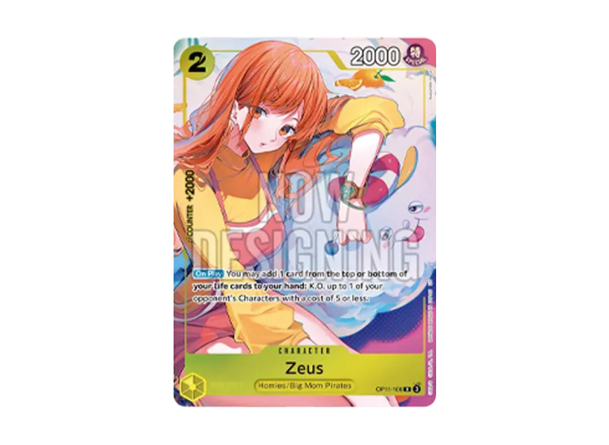Zeus R [OP11-106] [EN] (Promotional Card "Official Playmat Bandai Card Games Fest 24-25 Edition")