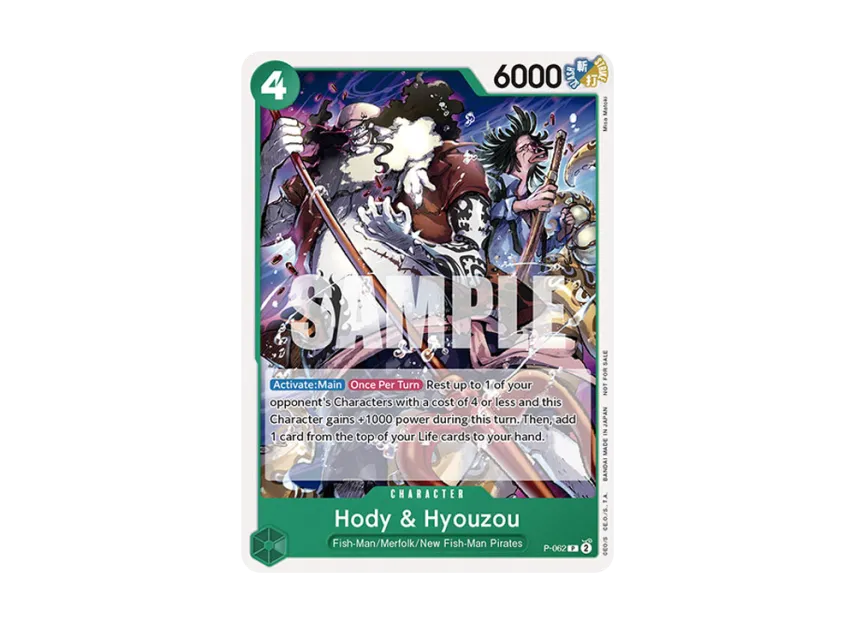Hody&Hyouzou P [P-062] [EN] (Promotional Card "Pirates Party Card Vol. 6")