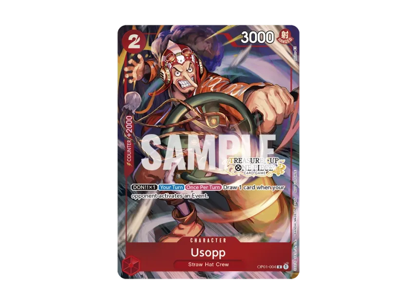 Usopp R-P [OP01-004] [EN] (Promotional Card "Treasure Cup")