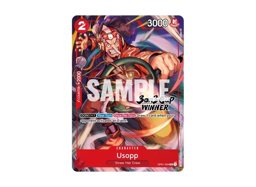Usopp : Winner R [ST01-002] [EN] (Promotional Card "3 On 3 Cup Winner")