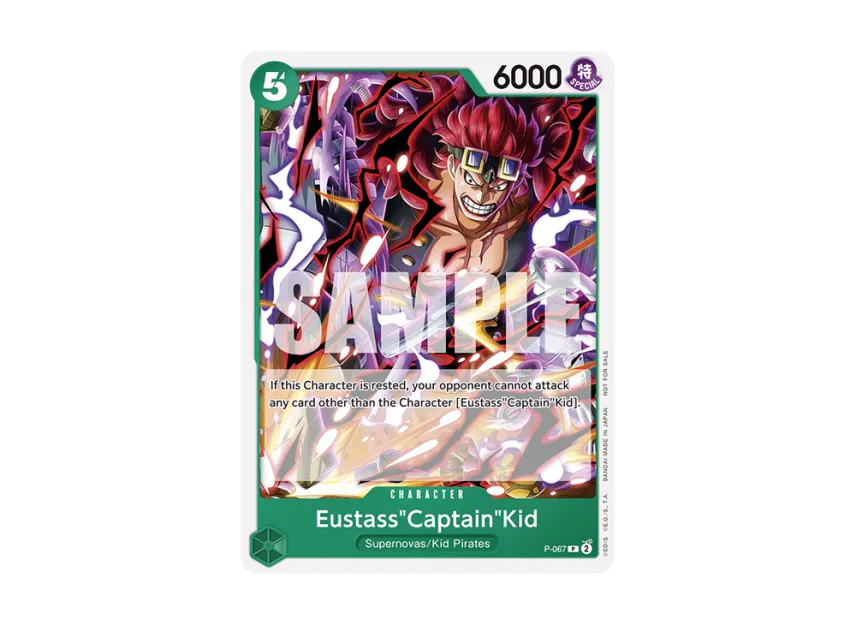 Eustass"Captain"Kid P [P-067] [EN] (Promotional Card "OP-07 Pre-Release Tournament")