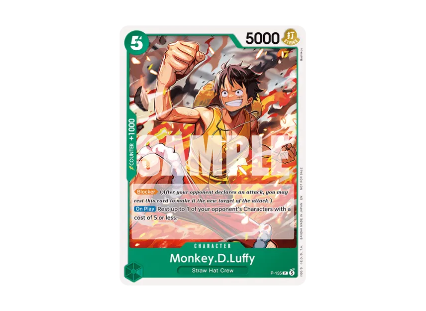 Monkey.D.Luffy P : Participation [P-135] [EN] (Promotional Card "OP-16 Release Event")