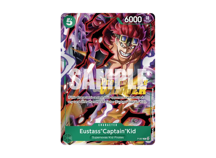 Eustass"Captain"Kid : Winner P [P-067] [EN] (Promotional Card "OP-07 Pre-Release Tournament")