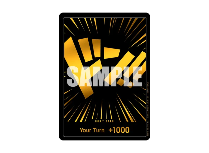 Black Gold DON!! Card (ONE PIECE Card Game "Promotional Card") [EN]