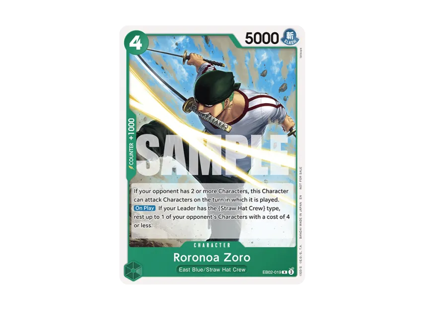 Roronoa Zoro R [EB02-019] [EN] (Extra Booster "Anime 25th Collection")