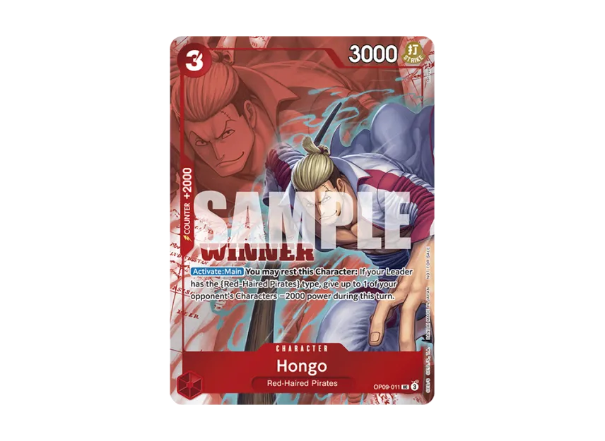 Hongo UC [OP09-011] [EN] (Promotional Card "CS 25-26 Celebration Pack")
