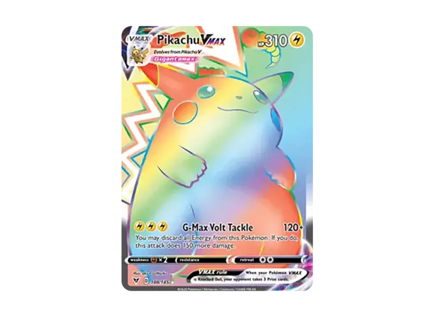 Pikachu VMAX RR [185-VIVID-VOLTAGE 188/185] (Sword & Shield "Vivid Voltage")
