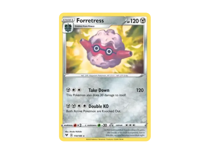 Forretress R [185-VIVID-VOLTAGE 114/185] [EN] (Sword & Shield "Vivid Voltage")