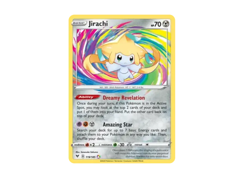 Jirachi A [185-VIVID-VOLTAGE 119/185] [EN] (Sword & Shield "Vivid Voltage")
