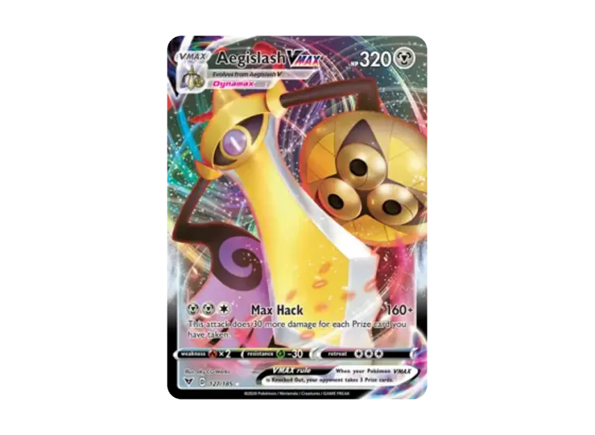Aegislash VMAX R [185-VIVID-VOLTAGE 127/185] [EN] (Sword & Shield "Vivid Voltage")
