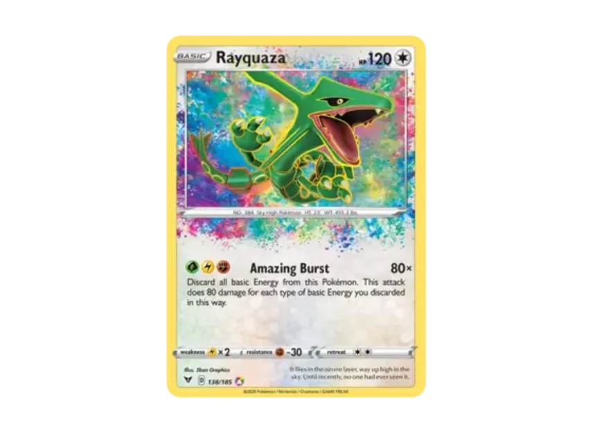 Rayquaza A [185-VIVID-VOLTAGE 138/185] [EN] (Sword & Shield "Vivid Voltage")