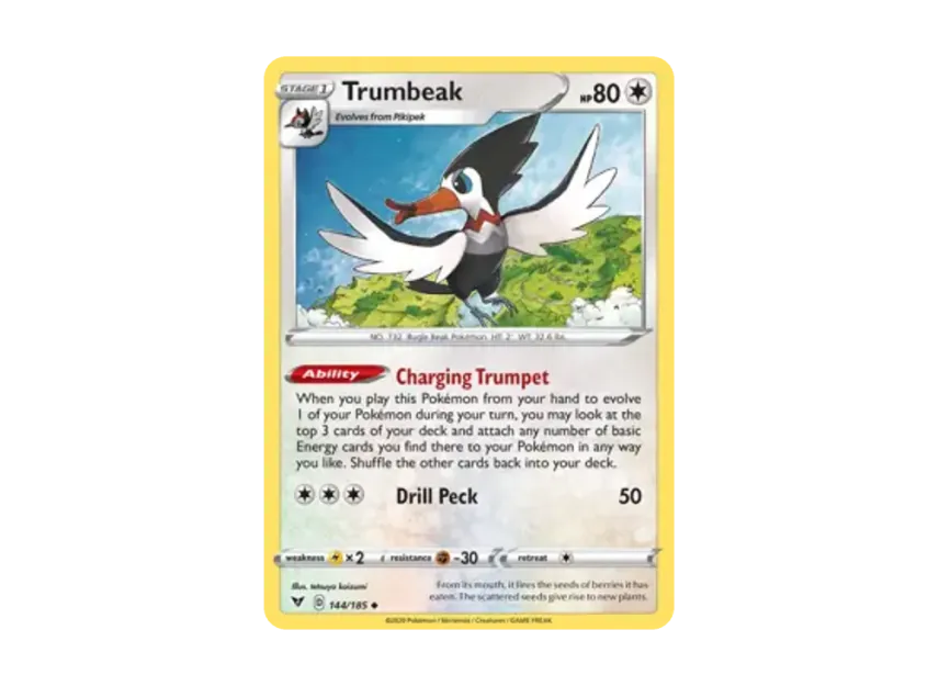 Trumbeak U [185-VIVID-VOLTAGE 144/185] [EN] (Sword & Shield "Vivid Voltage")