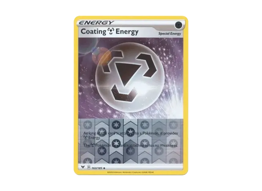 Coating Metal Energy U : Reverse Holo [185-VIVID-VOLTAGE 163/185] [EN] (Sword & Shield "Vivid Voltage")