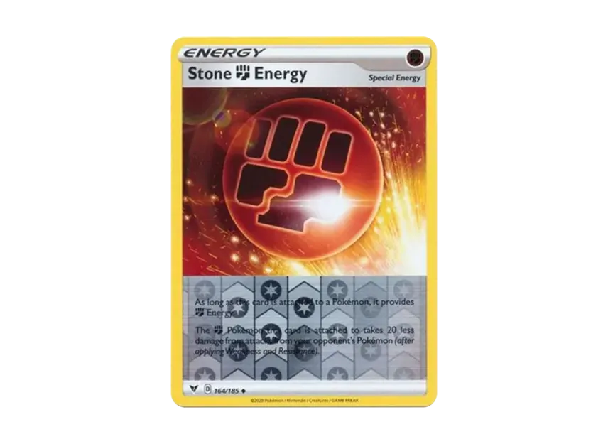 Stone Fighting Energy U : Reverse Holo [185-VIVID-VOLTAGE 164/185] [EN] (Sword & Shield "Vivid Voltage")
