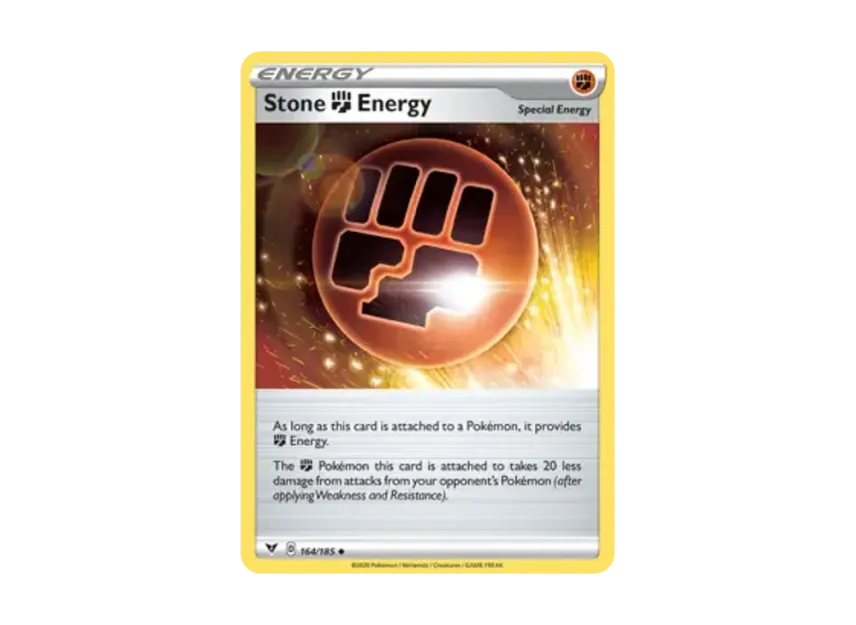 Stone Fighting Energy U [185-VIVID-VOLTAGE 164/185] [EN] (Sword & Shield "Vivid Voltage")