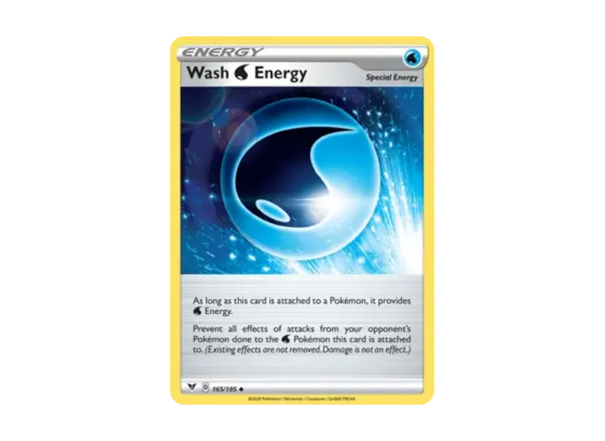 Wash Water Energy U [185-VIVID-VOLTAGE 165/185] [EN] (Sword & Shield "Vivid Voltage")