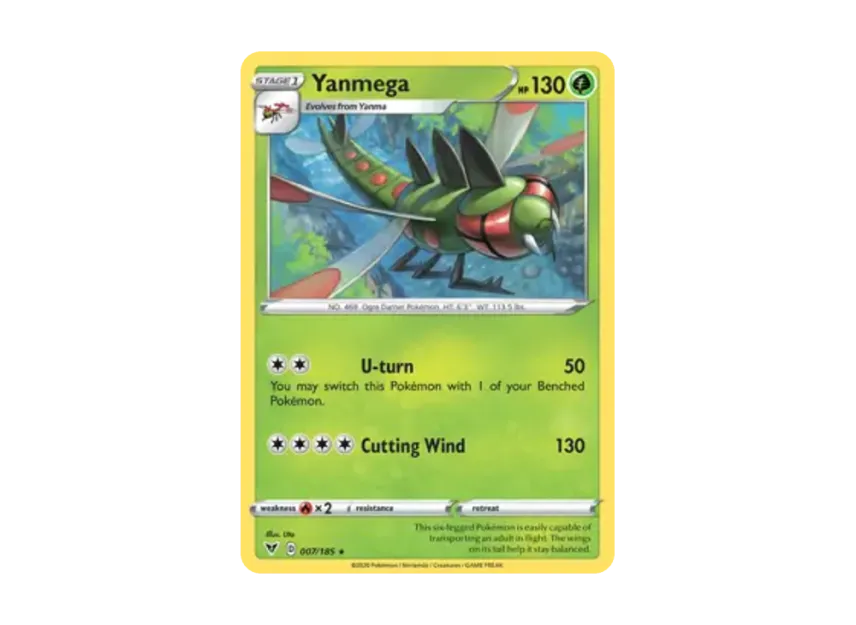 Yanmega R [185-VIVID-VOLTAGE 007/185] [EN] (Sword & Shield "Vivid Voltage")