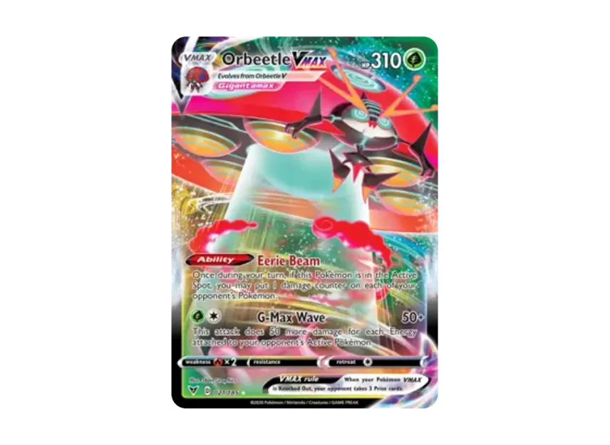 Orbeetle VMAX R [185-VIVID-VOLTAGE 021/185] [EN] (Sword & Shield "Vivid Voltage")