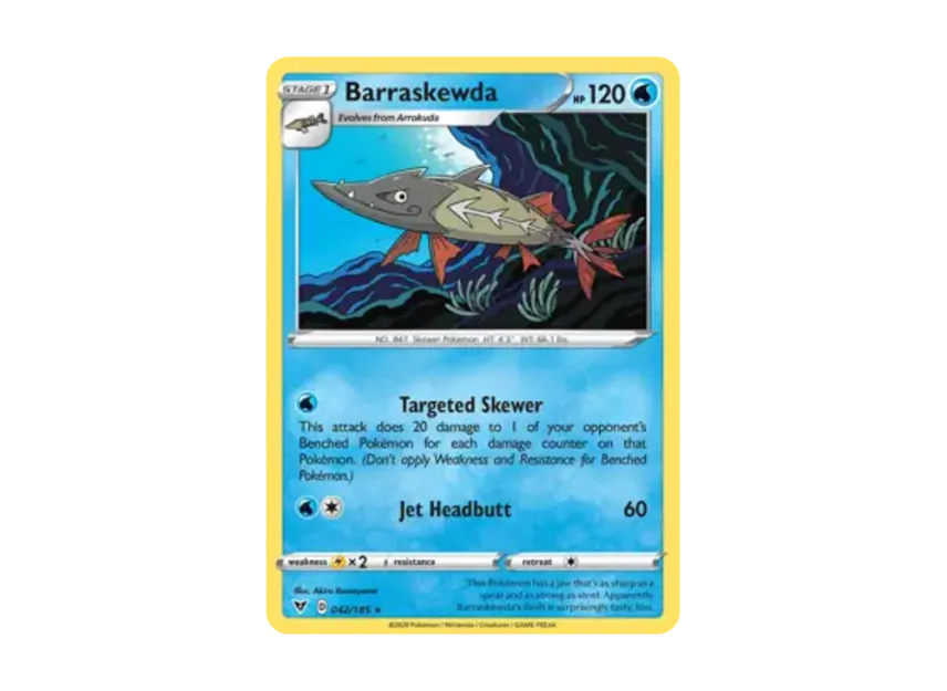 Barraskewda R [185-VIVID-VOLTAGE 042/185] [EN] (Sword & Shield "Vivid Voltage")
