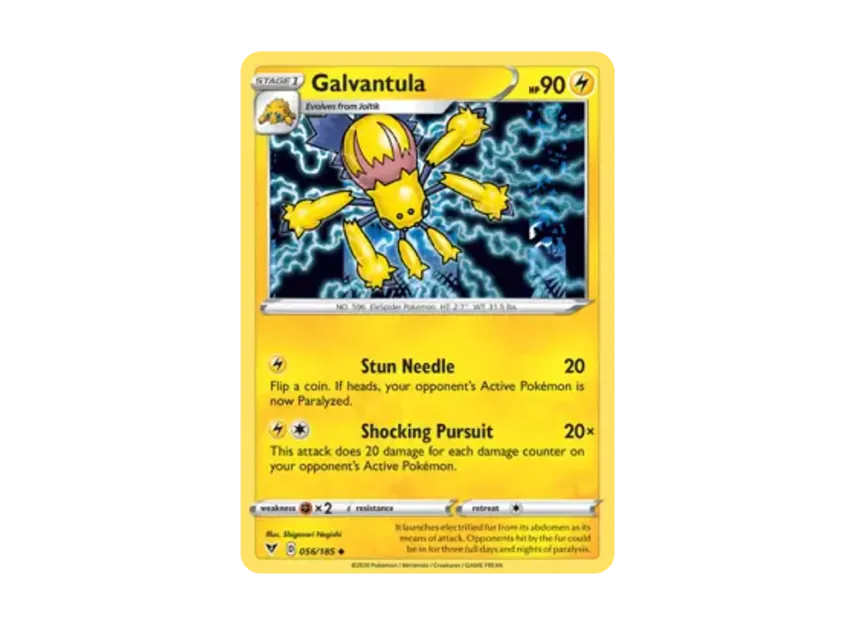 Galvantula U [185-VIVID-VOLTAGE 056/185] [EN] (Sword & Shield "Vivid Voltage")