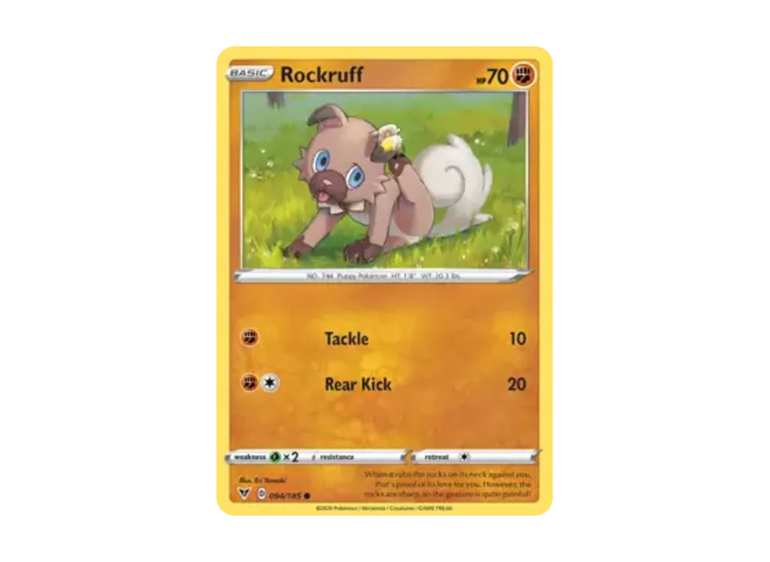 Rockruff C [185-VIVID-VOLTAGE 094/185] [EN] (Sword & Shield "Vivid Voltage")