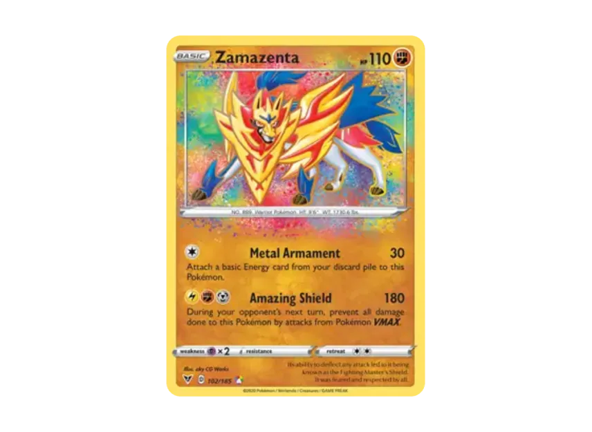 Zamazenta A [185-VIVID-VOLTAGE 102/185] [EN] (Sword & Shield "Vivid Voltage")