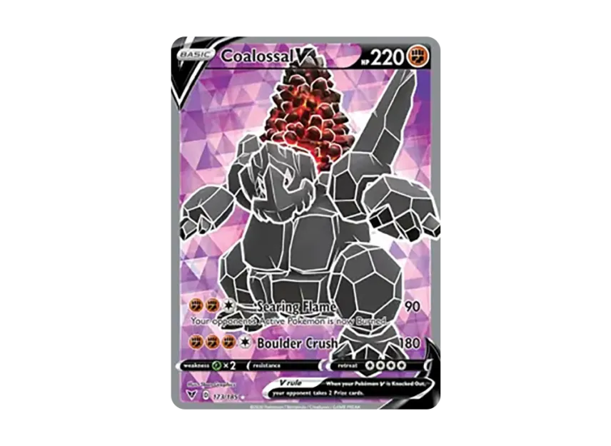 Coalossal V UR [185-VIVID-VOLTAGE 173/185] (Sword & Shield "Vivid Voltage")
