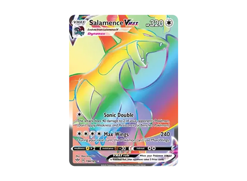 Salamence VMAX RR [189-DARKNESS-ABLAZE 194/189] (Sword & Shield "Darkness Ablaze")