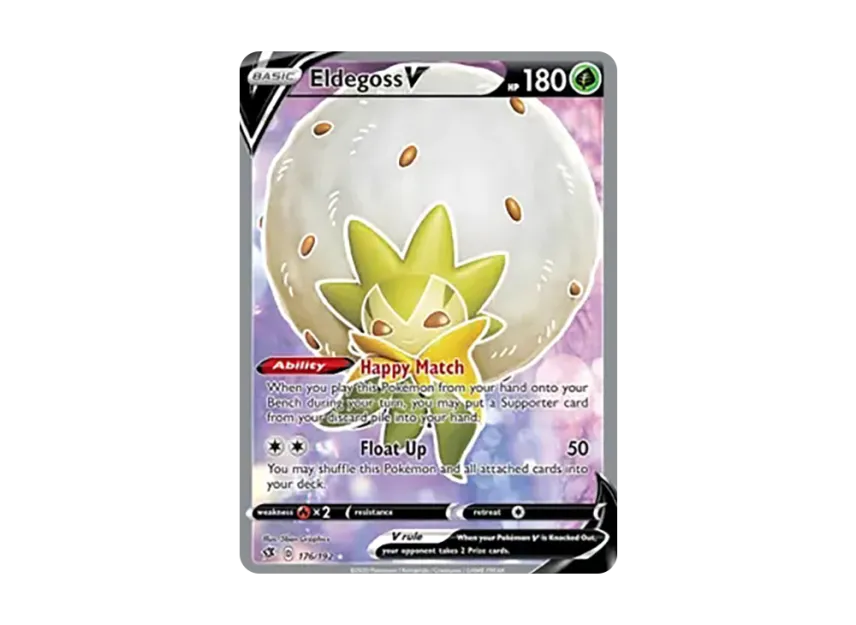 Eldegoss V UR [192-REBEL-CLASH 176/192] (Sword & Shield "Rebel Clash")